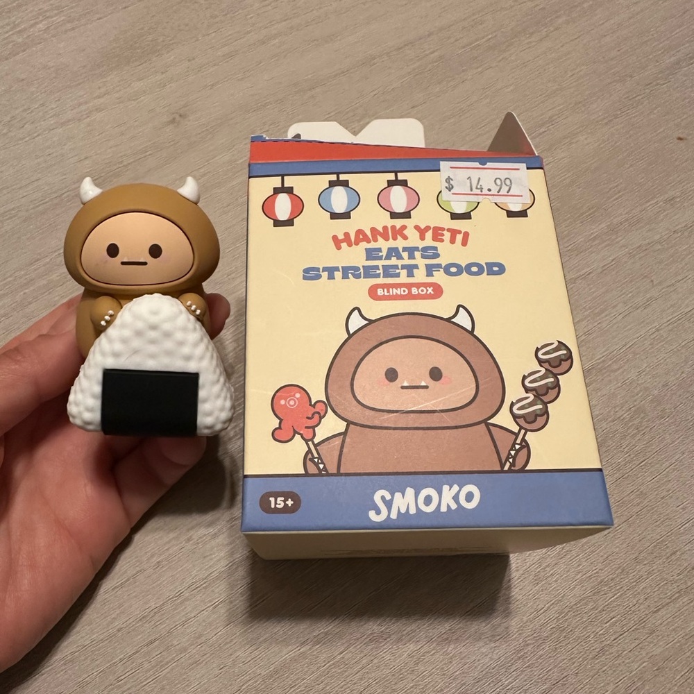 OPENED HANK YETI FIGURINE